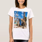 Trocknen der Netze am Strand T-Shirt (Vorderseite)