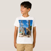 Trocknen der Netze am Strand