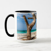 Trocknen der Netze am Strand Tasse (Links)