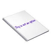 Trocknen ist kein Option-Notebook Notizblock (Rechte Seite)