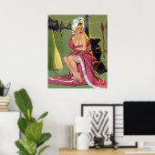 Trocknen von Button Poster (Heimbüro)