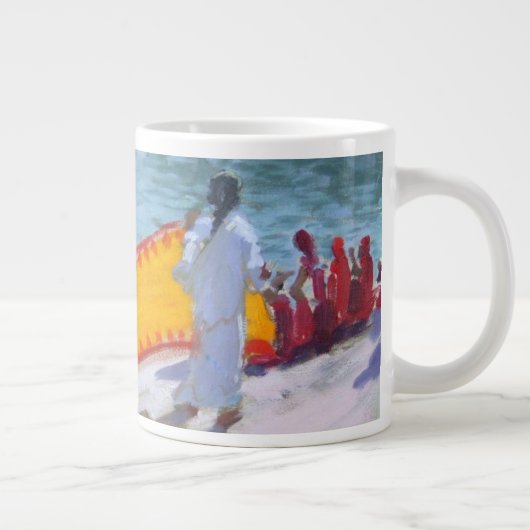 Trocknender Sari Pushkar Jumbo-Tasse (Rechts)