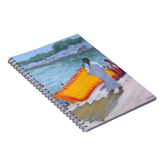 Trocknender Sari Pushkar Notizblock (Rechte Seite)