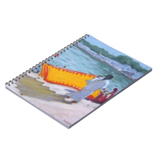 Trocknender Sari Pushkar Notizblock (Linke Seite)