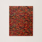 Trocknendes Rot - heiße Chili-Paprikaschoten Puzzle (Vertikal)