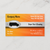 Trockner Entlüftungskarten Visitenkarte (Vorderseite)