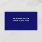 Trockner Entlüftungskarten Visitenkarte (Rückseite)