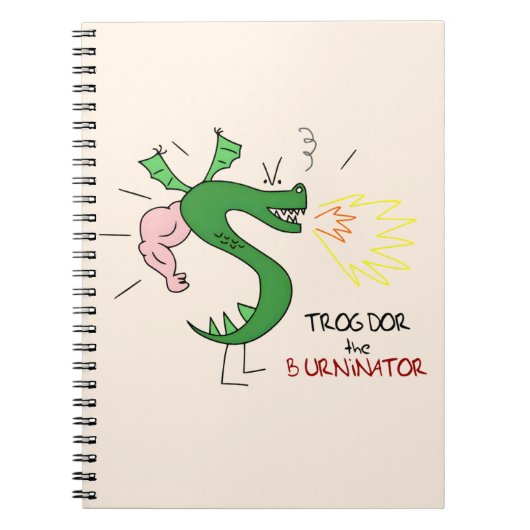 Trogdor Der Burninator Notizblock (Vorderseite)