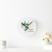 Trogdor Der Burninator  Runde Wanduhr (Zuhause)