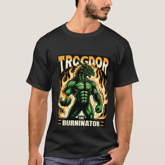 Trogdor The Burninator T-Shirt (Vorderseite)