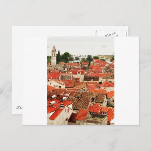 Trogir 4 postkarte (Vorne/Hinten)