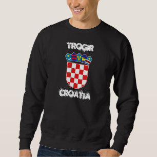 Trogir, Kroatien mit Wappen Sweatshirt