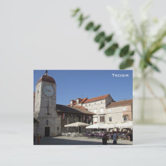 Trogir - Kroatien Postkarte (Stehend Vorderseite)