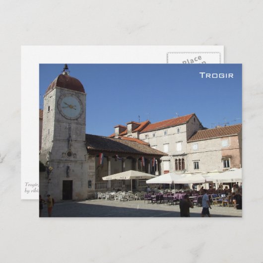 Trogir - Kroatien Postkarte (Vorne/Hinten)