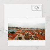 Trogir-Panorama 2 Postkarte (Vorne/Hinten)