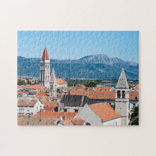 Trogir Rote Dächer und Kathedrale - Dalmatien, Kro Puzzle (Horizontal)