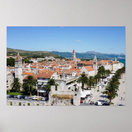 Trogir seafront promenade - Dalmatia, Croatia Poster (Vorne)