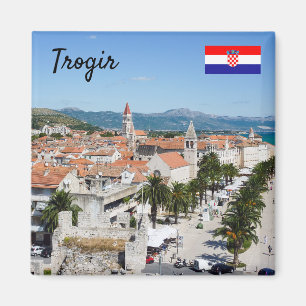 Trogirer Strandpromenade - Dalmatien, Kroatien Magnet