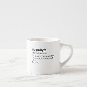 Troglodyte - Höhlenforschung mit sonniger Definiti Espressotasse