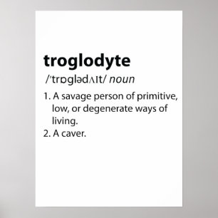 Troglodyte - Höhlenforschung mit sonniger Definiti Poster