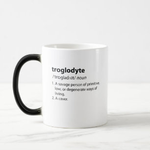 Troglodyte - Höhlenforschung mit sonniger Definiti Verwandlungstasse