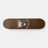 "TROGLODYTES UNITE" lustiger Stein-Age-Caveman Skateboard (Horizontal)