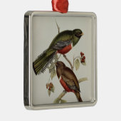 Trogon Collaris Ornament Aus Metall (Rechts)