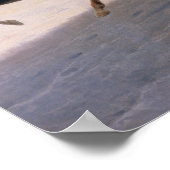 Troika an der Straße in St. Petersburg, 1850er Poster (Ecke)