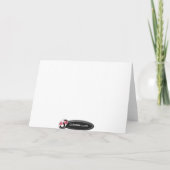 Troika-Grußkarte Karte (Rückseite)