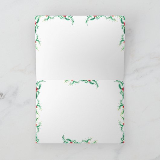 Troika Weihnachtskarte Feiertagskarte (Innenseite)