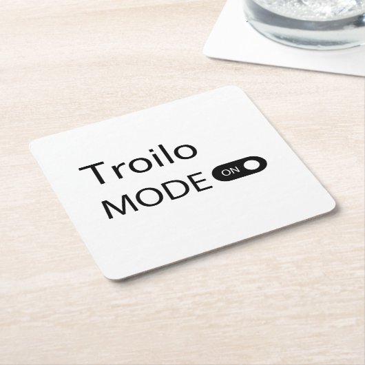 Troilo-Modus lustig Tanguero Tango Dancer Milonga Rechteckiger Pappuntersetzer (angewinkelt)