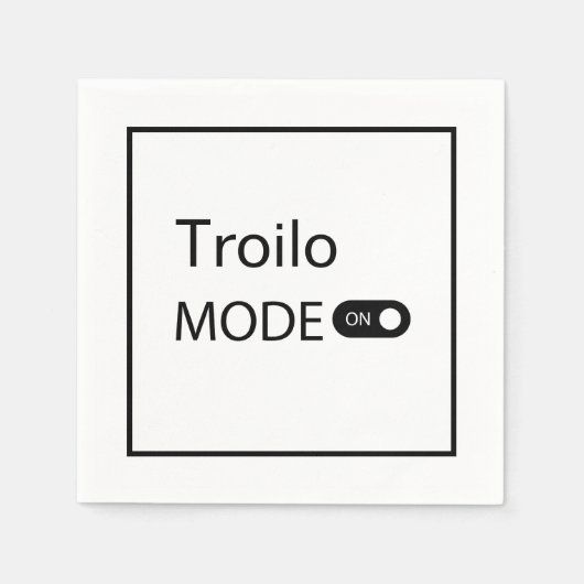 Troilo-Modus lustig Tanguero Tango Dancer Milonga Serviette (Vorderseite)