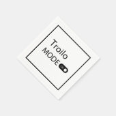 Troilo-Modus lustig Tanguero Tango Dancer Milonga Serviette (Ecke)