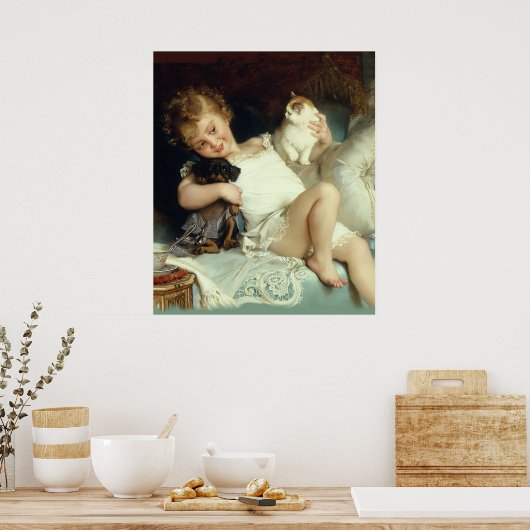 Trois Amis Poster (Küche)