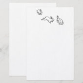 TROIS LAPINS BRIEFPAPIER (Vorne/Hinten)