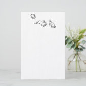 TROIS LAPINS BRIEFPAPIER (Stehend Vorderseite)
