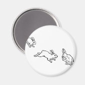 TROIS LAPINS MAGNET (Vorderseite/Rückseite)