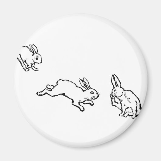 TROIS LAPINS MAGNET (Vorne)