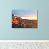 Trois-Pistoles Sunset Leinwanddruck (Insitu (Holzboden))