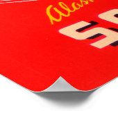 Trojan Brand Lmon Label - Rot Poster (Ecke)