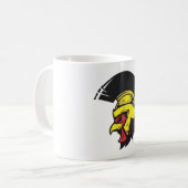 Trojan Chicken Warrior Kaffeetasse (Vorderseite Links)