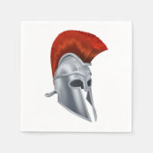Trojan Helmet Paper Napkins Serviette (Vorderseite)