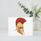 Trojan Helmet Postkarte (Stehend Vorderseite)