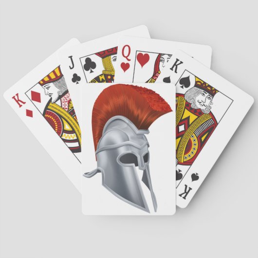 Trojan Helmet Spielkarten (Rückseite)