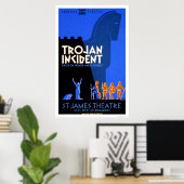 Trojan Incident Homer 1937 WPA Poster (Heimbüro)