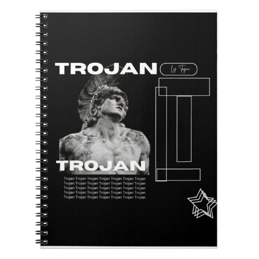 Trojan Strong Spirally Notebook Notizblock (Vorderseite)
