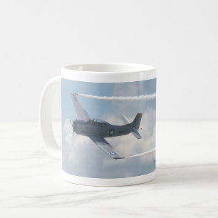 Trojaner-Flugzeuge des Typs T-28C Kaffeetasse