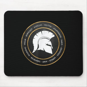 Trojanische Kriegshelden von Troja und die Achäane Mousepad