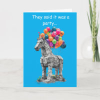 Trojanisches Pferd Geburtstag Lustiger Humor Gesch