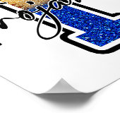 Trojans Baseball-Team Maskottchen Stolz Schulgeist Poster (Ecke)